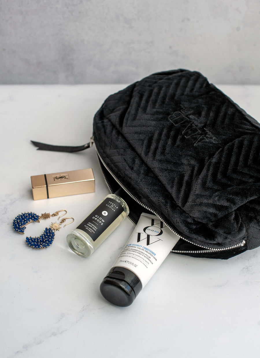 Black Velvet makeup Bag
